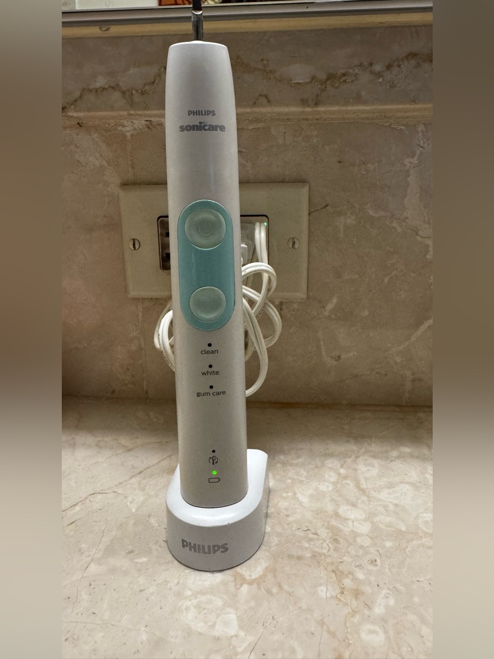 Philips sonicare White & Light Blue Rechargeable Electric Toothbrush